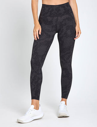 All Me Print 7/8 Leggings - Charcoal/Black