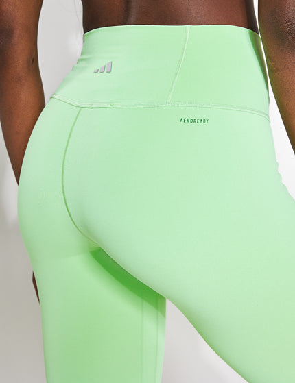 adidas All Me 7/8 Leggings - Semi Green Sparkimages3- The Sports Edit