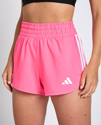 Pacer Workout Woven High Rise Shorts - Lucid Pink/White