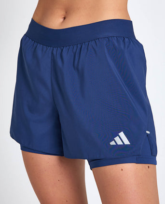 adi365 Running Essentials 2in1 Shorts - Tech Indigo
