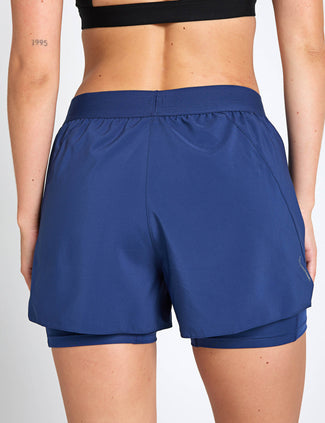 adi365 Running Essentials 2in1 Shorts - Tech Indigo