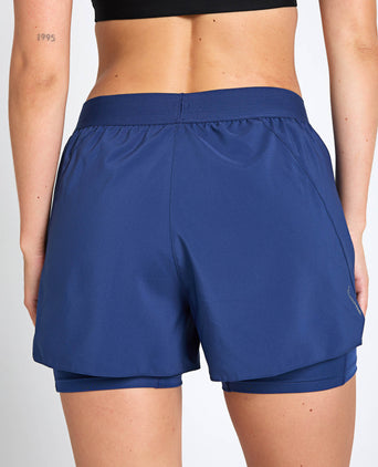 adi365 Running Essentials 2in1 Shorts - Tech Indigo
