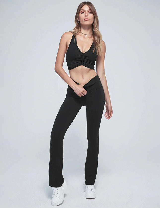 Womens Workout Yoga Pants Casual High Waist Flared Leggings Tummy Control  Breathabled Gym Running Athletic Pants : : Clothing, Shoes 