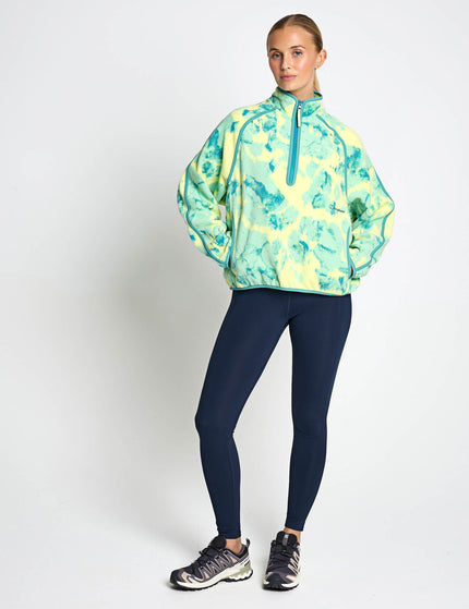 Berghaus Bamburgh Half Zip Fleece - Light Electro Printedimages6- The Sports Edit