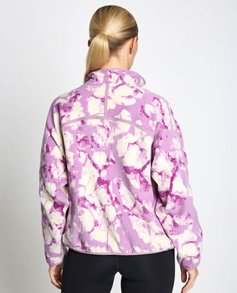 Bamburgh Half Zip Fleece - Stratus Printed
