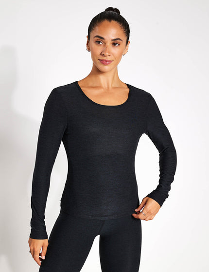Beyond Yoga Featherweight in the Loop Pullover - Darkest Nightimages2- The Sports Edit