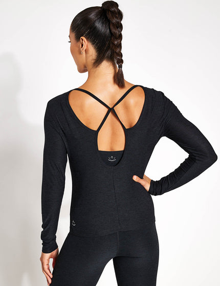 Beyond Yoga Featherweight in the Loop Pullover - Darkest Nightimages1- The Sports Edit