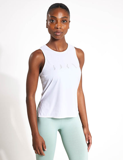 BORN Keira Tank - Whiteimages1- The Sports Edit
