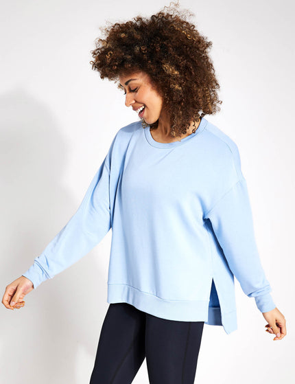 Beyond Yoga Off Duty Pullover - Hazy Skyimages1- The Sports Edit