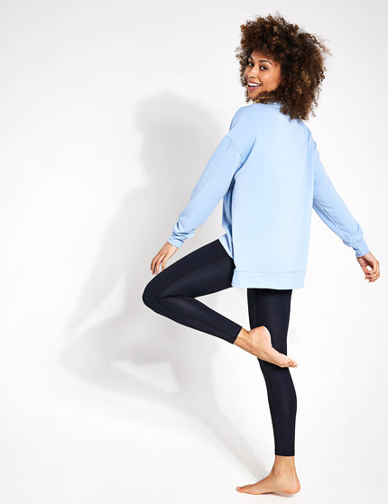 Beyond Yoga Off Duty Pullover - Hazy Skyimages4- The Sports Edit