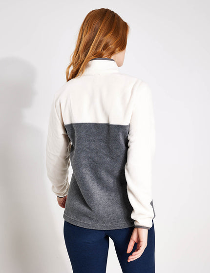 Columbia Benton Springs Half Snap Pullover - City Grey Heather/Chalkimages2- The Sports Edit
