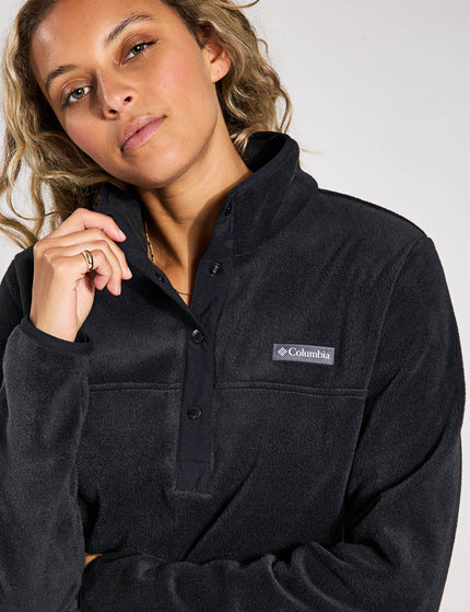 Columbia Benton Springs Half Snap Pullover - Blackimages3- The Sports Edit