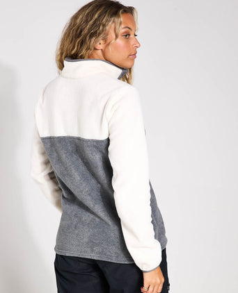 Benton Springs Half Snap Pullover - City Grey Heather/Chalk