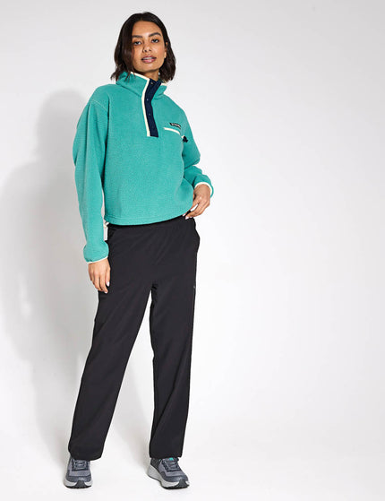 Columbia Helvetia II Cropped Sherpa Half Snap Fleece - Tealimages4- The Sports Edit
