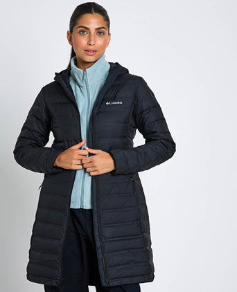 Lake 22 II Down Long Hooded Jacket - Black