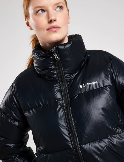 Columbia Puffect Cropped Puffer Jacket - Black Glossimages3- The Sports Edit