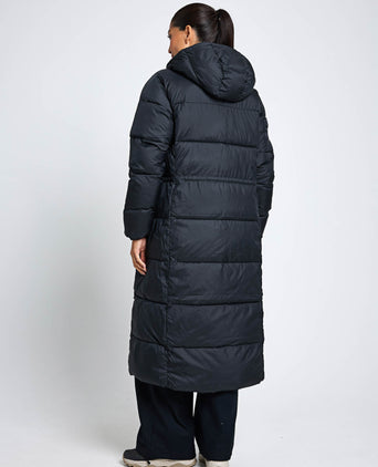 Pike Lake III Long Puffer Jacket - Black
