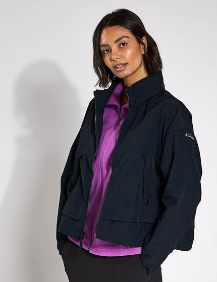 Columbia Paracutie II Hooded Windbreaker - Blackimages1- The Sports Edit