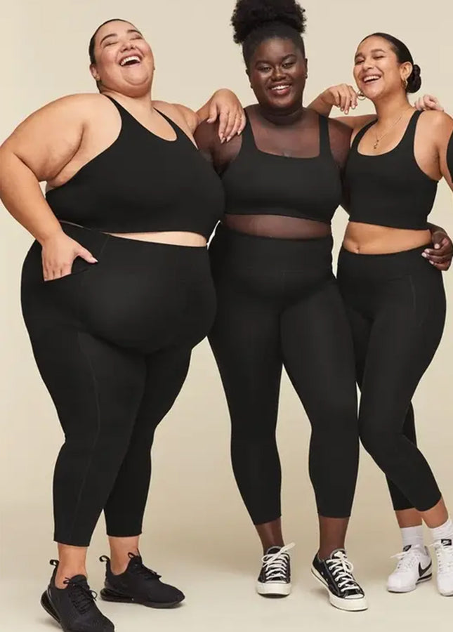 Running Plus Size Women's Tummy Control Sports Leggings With Wide