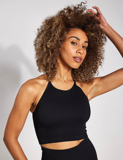 FP Movement Cropped Run Tank - Blackimages1- The Sports Edit