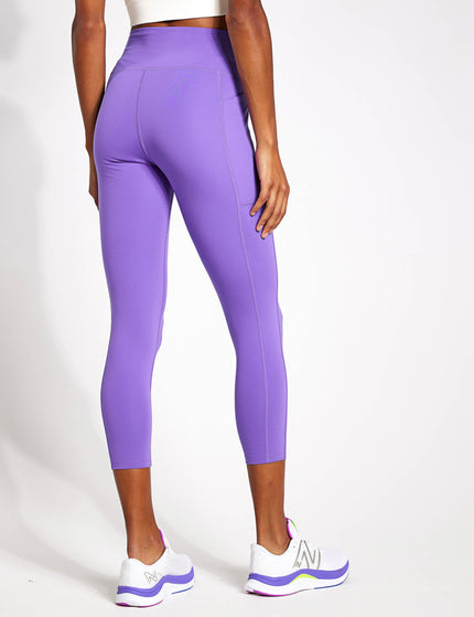 Girlfriend Collective High Waisted 7/8 Pocket Legging - Retro Violetimages2- The Sports Edit