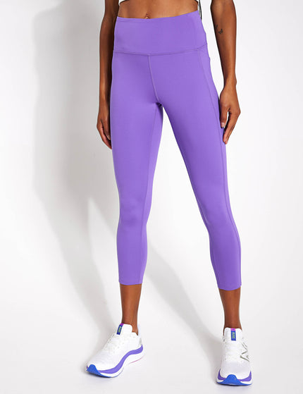 Girlfriend Collective High Waisted 7/8 Pocket Legging - Retro Violetimages1- The Sports Edit