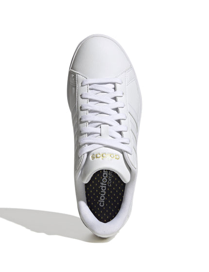 adidas Grand Court 2.0 Shoes - Cloud White/Gold Metallicimages6- The Sports Edit