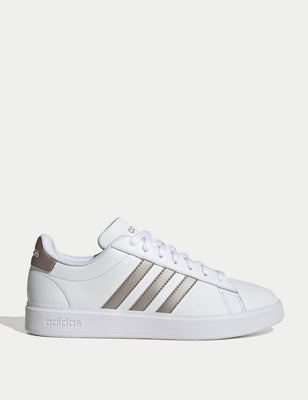 Grand Court 2.0 Shoes - Cloud White/Gold Metallic
