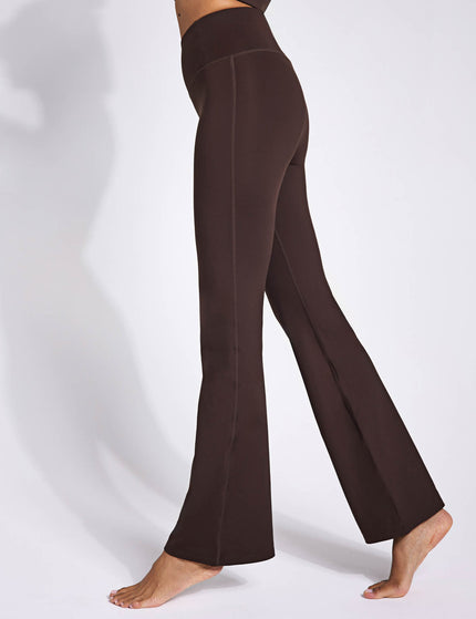 Girlfriend Collective Compressive Flare Legging - Cocoa Beanimages1- The Sports Edit