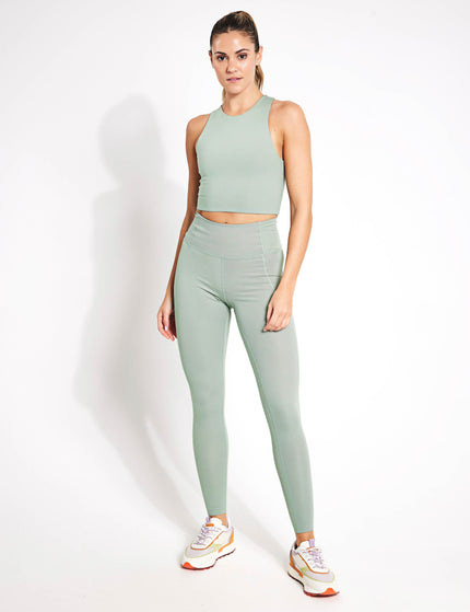 Girlfriend Collective Compressive High Waisted Legging - Agaveimages3- The Sports Edit