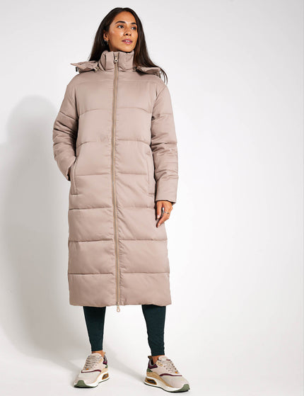 Girlfriend Collective Long Puffer Jacket - Limestoneimages4- The Sports Edit
