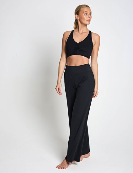 Girlfriend Collective Stevie Ballet Light Support Sports Bra - Blackimages5- The Sports Edit
