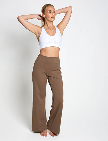Girlfriend Collective Stevie Ballet Bra Light Support Sports Bra - Bright Whiteimages7- The Sports Edit