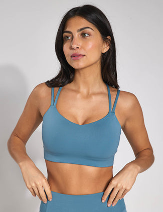 Noah Strappy Bra - Wave