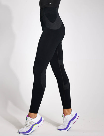 Goodmove Go Seamless High Waisted Gym Leggings - Blackimages1- The Sports Edit