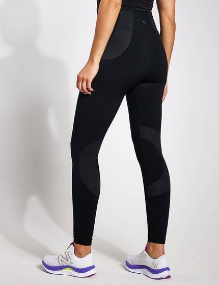 Goodmove Go Seamless High Waisted Gym Leggings - Blackimages2- The Sports Edit