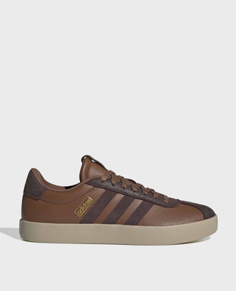 VL Court 3.0 Leather Trainers - Cloud White/Core Black/Grey One