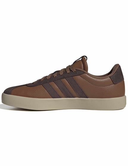 adidas VL Court 3.0 Leather Trainers - Brownimages4- The Sports Edit