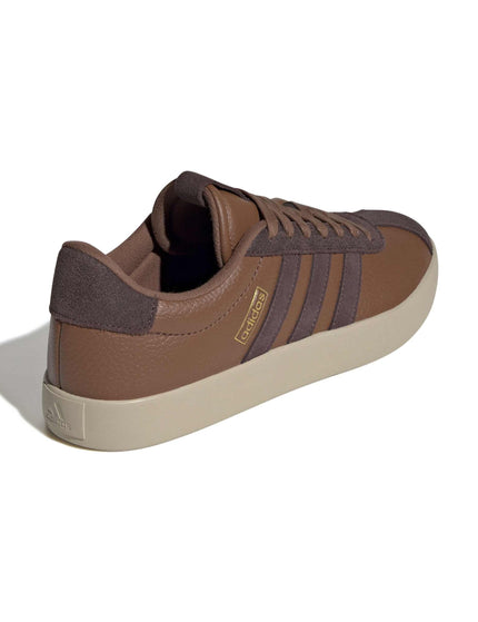 adidas VL Court 3.0 Leather Trainers - Brownimages3- The Sports Edit