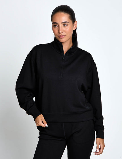 Lilybod Oxford Zip Sweat - Blackimages5- The Sports Edit