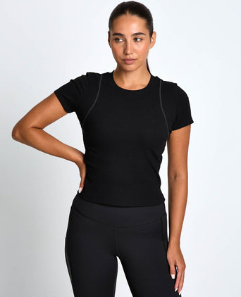 Ruby Air-Core Long Tee - Black
