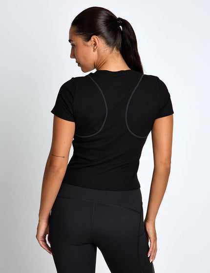 Lilybod Ruby Air-Core Long Tee - Blackimages2- The Sports Edit