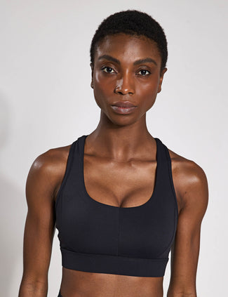Frankie Cloud-Core Sports Bra - Black