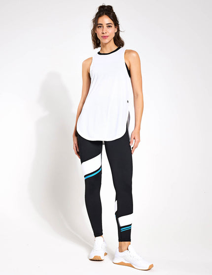 Lilybod Hannah Full Length Legging - Black/Bright Blueimages6- The Sports Edit