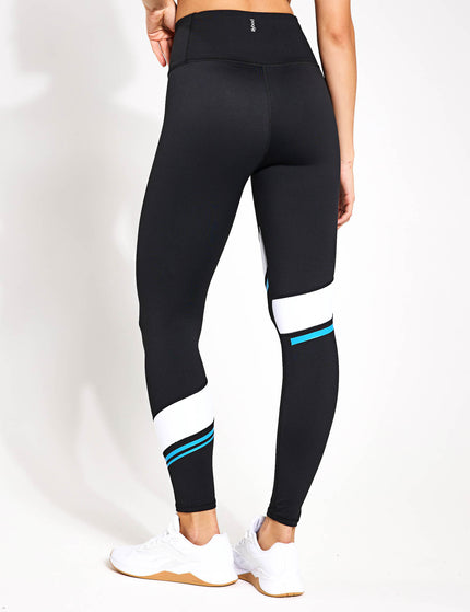 Lilybod Hannah Full Length Legging - Black/Bright Blueimages5- The Sports Edit