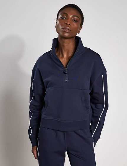 Lilybod Rihanna Sweat - Navy Blue/White Pipingimages1- The Sports Edit