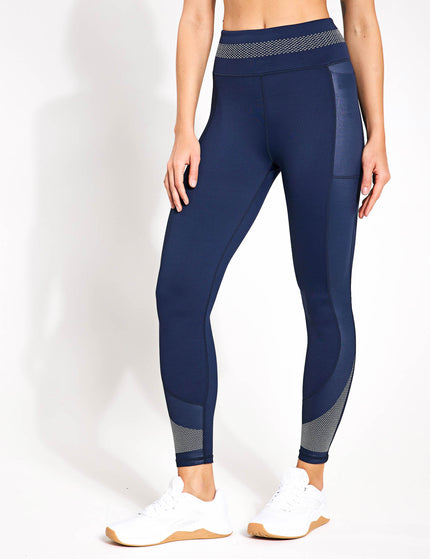 Lilybod Sasha Full Length Legging - Navy Blue/Whiteimages1- The Sports Edit