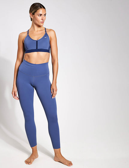 Nike Yoga Dri-FIT 7/8 Leggings - Diffused Blue/Particle Greyimages4- The Sports Edit