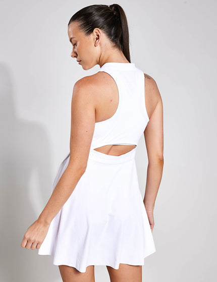 Nike Dri-FIT Advantage Tennis Dress - White/Blackimages2- The Sports Edit