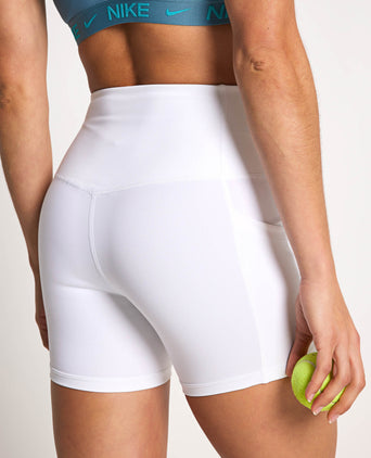 NikeCourt Dri-FIT Tennis Shorts with Pockets - White/Black